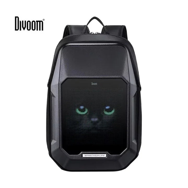 Divoom Cyberbag LED Backpack With App Control - Black - Tashqila Divoom Cyberbag LED Backpack With App Control - Black - Tashqila